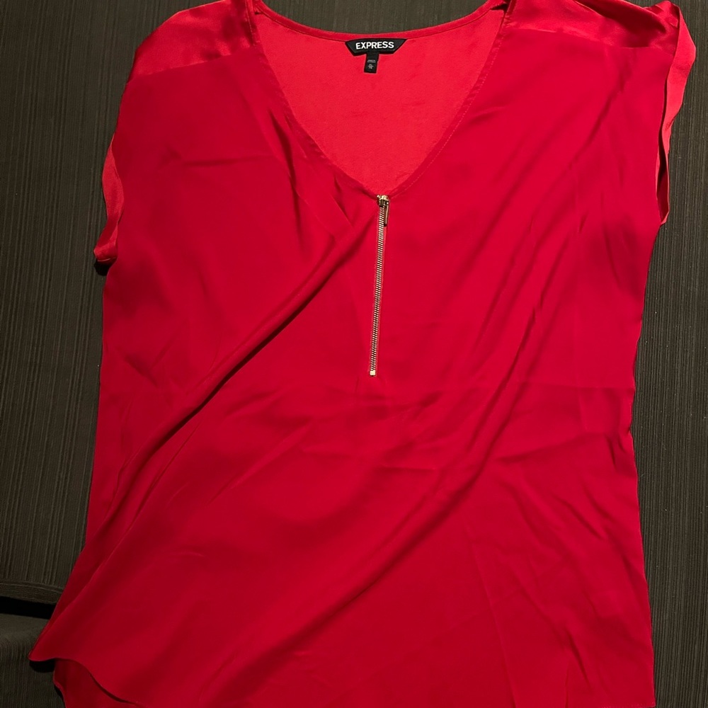 Express Red blouse size XL